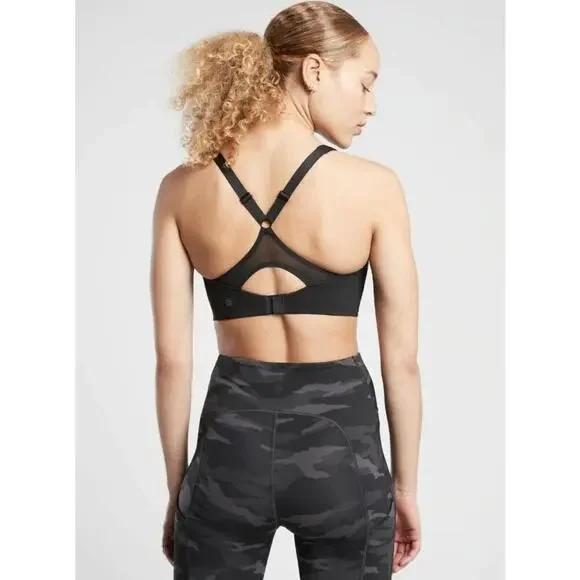 Athleta Advance Zip Front Bra B-DD - Picture 2 of 6